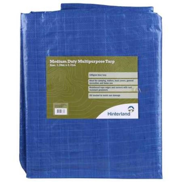 Hinterland Medium Duty Multipurpose Tarp 1.70m x 2.31m