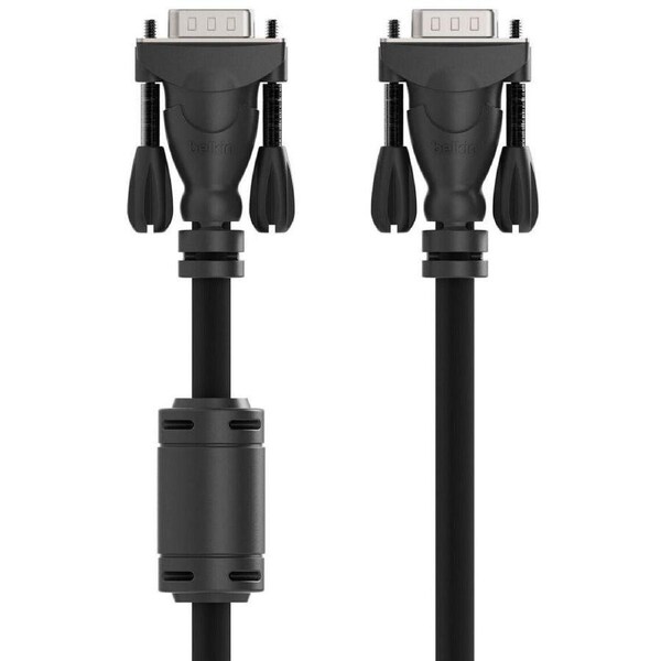 Belkin Pro Series 1.8m High Integrity VGA/SVGA Monitor Video Cable, 1.8M - Black