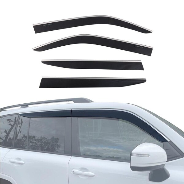 Stainless Trim Weather Shields for LEXUS LX Series LX500d LX600 2021-Onwards