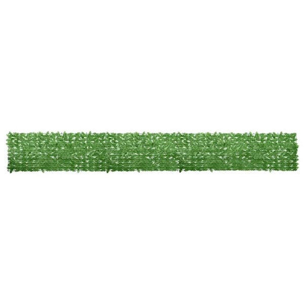 Balcony Screen with Green Leaves 600x75 cm vidaXL
