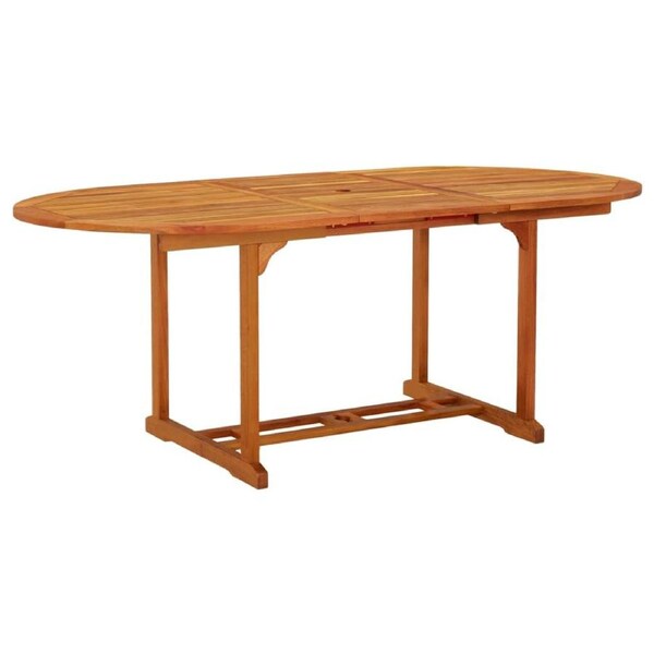 Garden Table 200x100x75 cm Solid Wood Eucalyptus vidaXL