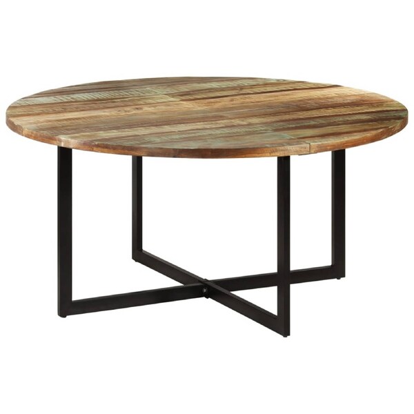 Dining Table 150x75 cm Solid Wood Reclaimed vidaXL
