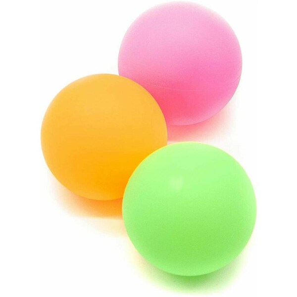 Rubber Fetch Ball Bright Pet Puppy Toys Dog Interactive Training Toy Teething