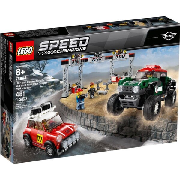LEGO 75894 - Speed Champions 1967 Mini Cooper S Rally and 2018 MINI John Cooper Works Buggy