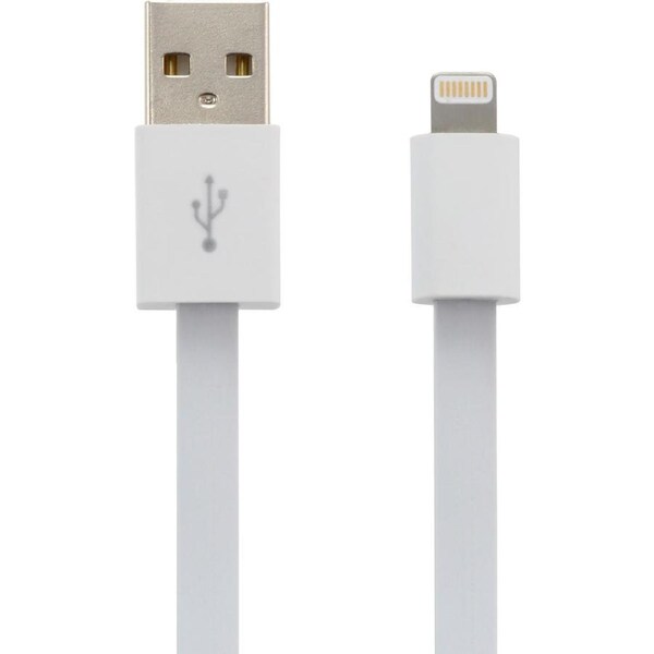 Moki Lightning SynCharge Cable - White