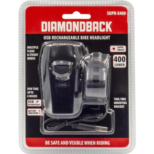 Diamondback USB Headlight SUPR-X400
