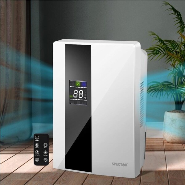 Spector 2200ml 90W Dehumidifier Air Purifier Dual Core Dryer White