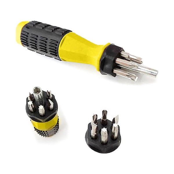 Ozoffer Heavy Duty 6 In 1 Screwdriver 1/2/3/4/5/6mm Duramax Non-Slip Grip