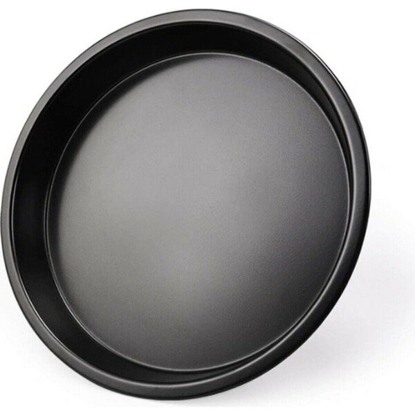 Ozoffer Round Carbon Steel Crusty Bake Pizza Oven Baking Tray 33CM Bakeware Cooking