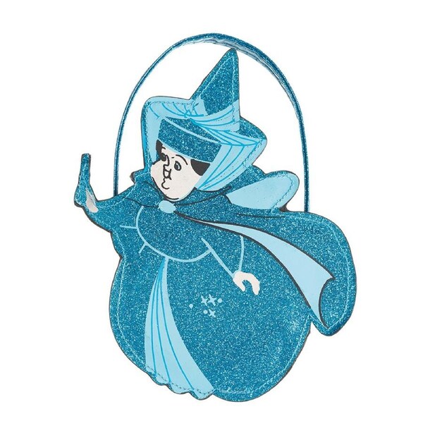 Disney 17cm Sleeping Beauty Fairy Accessory Bag Kids Pouch w/ Carry Strap Blue