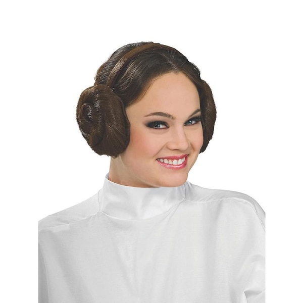 Star Wars Princess Leia Women Headband w/ Faux Hair Dress Up Party Head Costume
