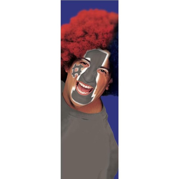 Sports Fan Washable Face Paint/Make Up Halloween/Supporters Costume Kit Grey