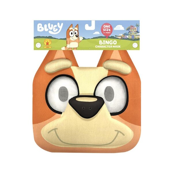 Bluey Bingo Eva Face Mask Halloween Animal Dress Up Adult/Kids Unisex Costume