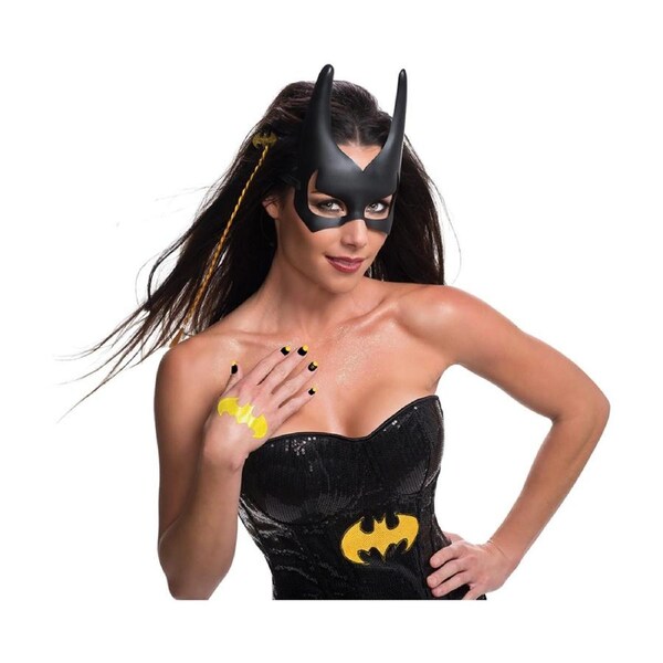 DC Comics Batgirl Hair Extension/Nail Sticker/Tattoo/Body Gel Accessory Kit