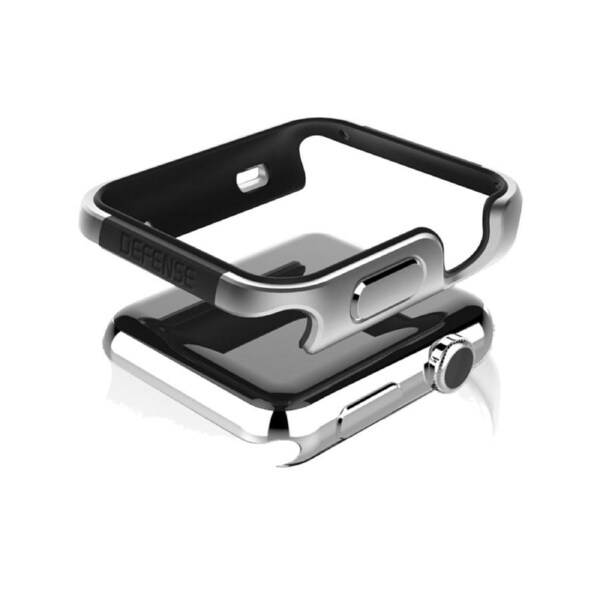X- Doria Raptic Edge Case Protector Shell Cover For Apple Watch 44mm Silver