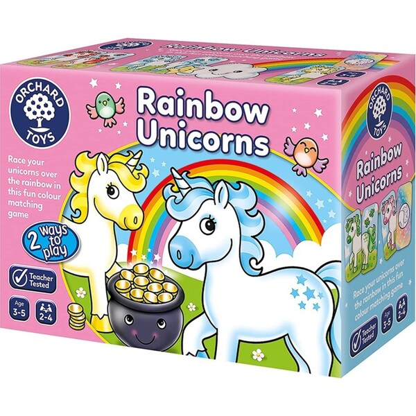 Orchard Toys Game Rainbow Unicorns Card/Board Kids/Children Educational Toy 3y+