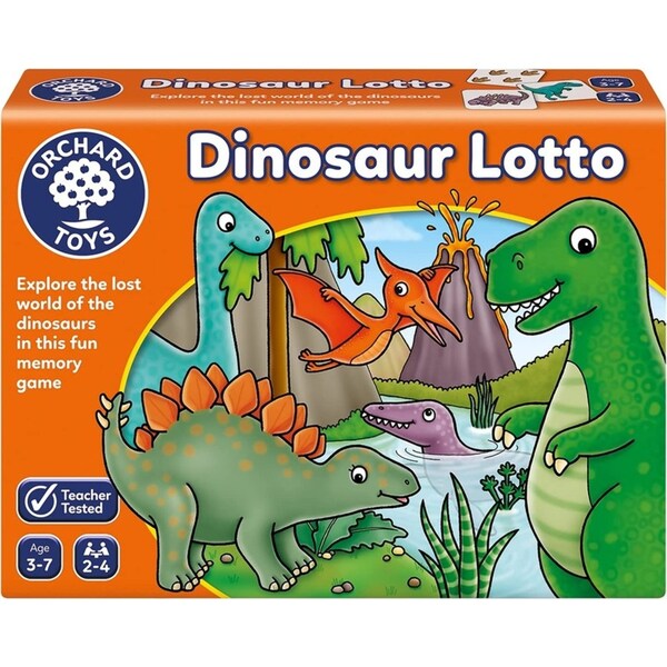Orchard Toys Dinosaur Lotto Memory Game Board Kids/Children Educational Toy 3y+