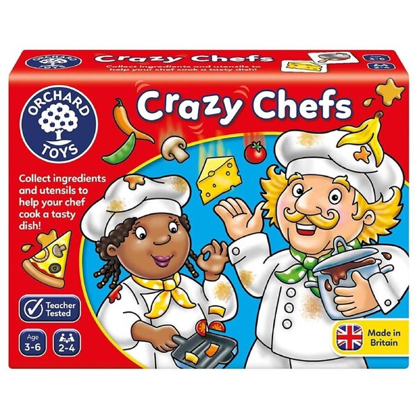 Orchard Toys Memory Game Crazy Chefs Set Kids/Children Educational Board 3y+