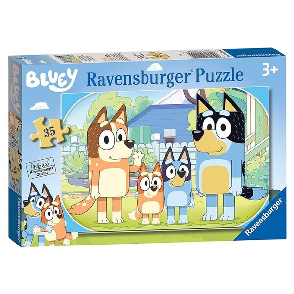35pc Bluey Ravensburger Bluey Family Time Jigsaw Puzzle Kids/Children Toy 3y+