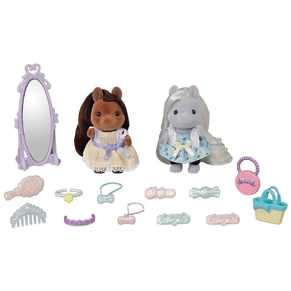Sylvanian Families Kids/Children Toy Pony Friends Doll Set w/ Accessories 3y+