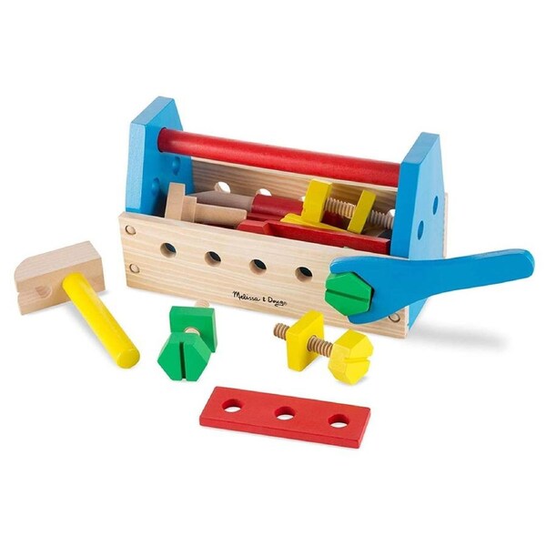 24pc Melissa & Doug Wooden Toys Take-Along Tool Kit Play Set Kids/Children 3y+
