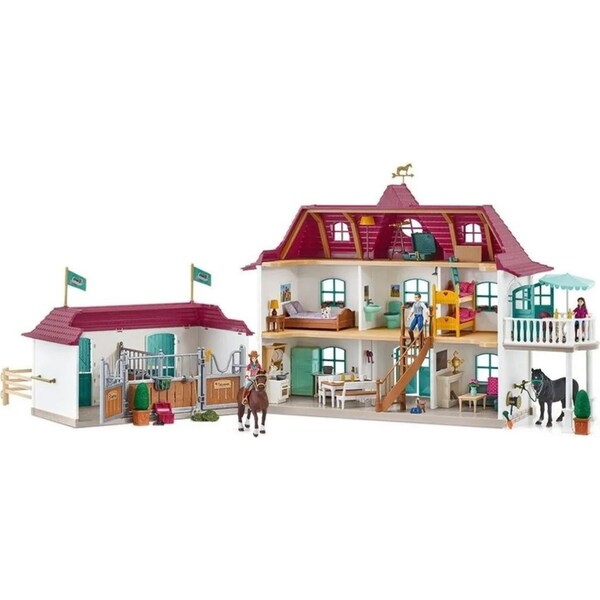 Schleich Kids/Children Play Toy Horse Club Lakeside Country House/Stable Set 5y+