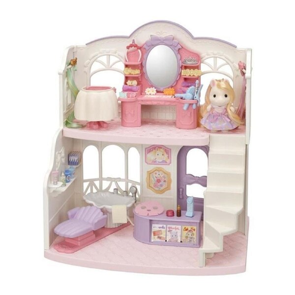 Sylvanian Families Pony's Stylish Hair Salon Doll Set Kids Pretend Play Toy 3y+