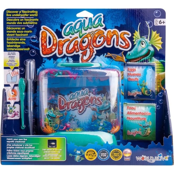 Aqua Dragons Kids/Children Toy Underwater Aquatic Creatures World Box Kit 6y+