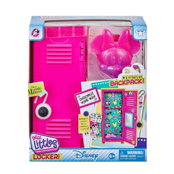 Real Littles Disney Minnie Mouse Locker & Backpack Set Children/Kids Toy 6y+