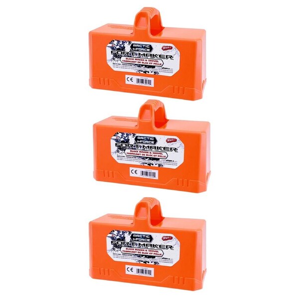 3x Wham-O Snow 25x18cm Fort Block Maker/Shovel Kids Building Kit Toy 6+ Assorted