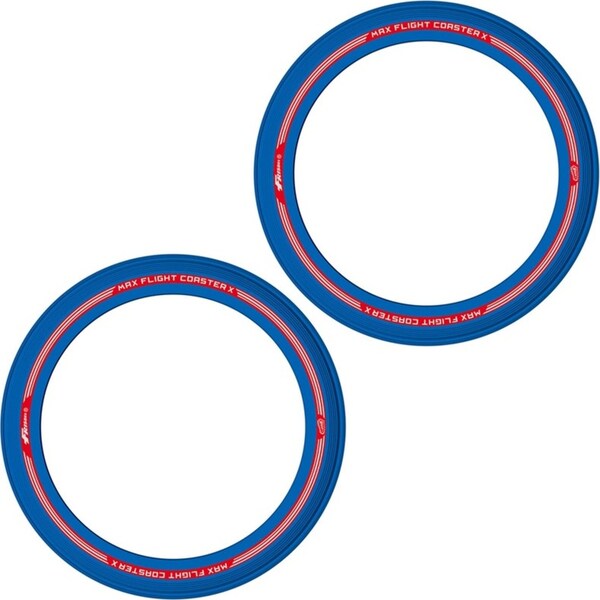 2x Wham-O Max Flight Coaster 25cm Frisbee Disc Flying Ring Kids Toy 5y+ Assorted