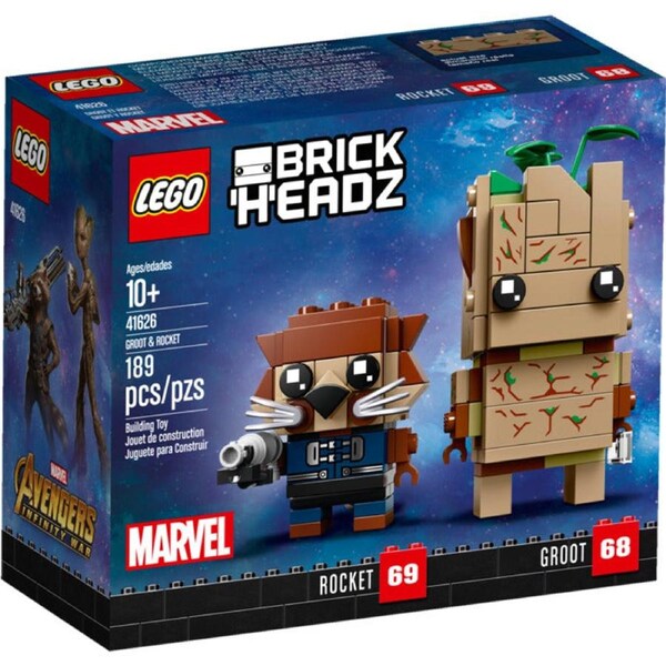 LEGO 41626 - BrickHeadz Marvel Groot & Rocket