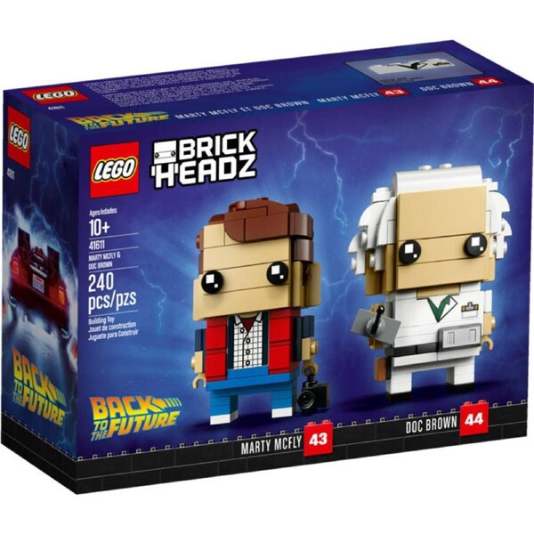 LEGO 41611 - BrickHeadz Back To The Future Marty McFly & Doc Brown