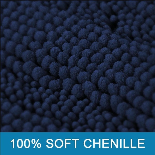 Toilet Mat Bathroom Rug Bath Mat for Bathroom Non Slip Extra Soft Rug - (1 Piece - 50cm x 81cm) Taupe / 50cm x 81cm