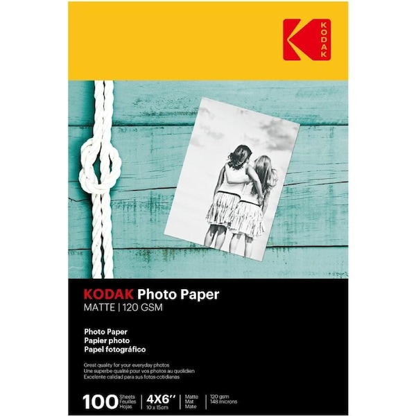 Kodak 4R Matte Photo Paper - 100 Sheets