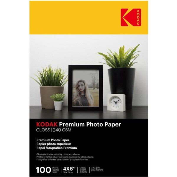 Kodak Premium Photo Paper - 100 Gloss Sheets