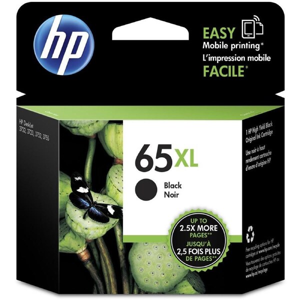 HP 65XL Black Original Ink Cartridge - Instant Ink Compatible