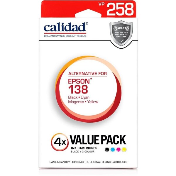Calidad Epson 138 Value 4 Pack