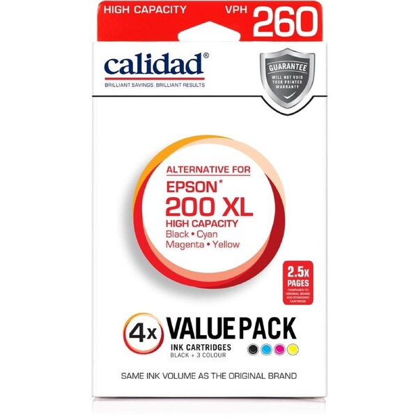Calidad Epson 200 XL Value 4 Pack