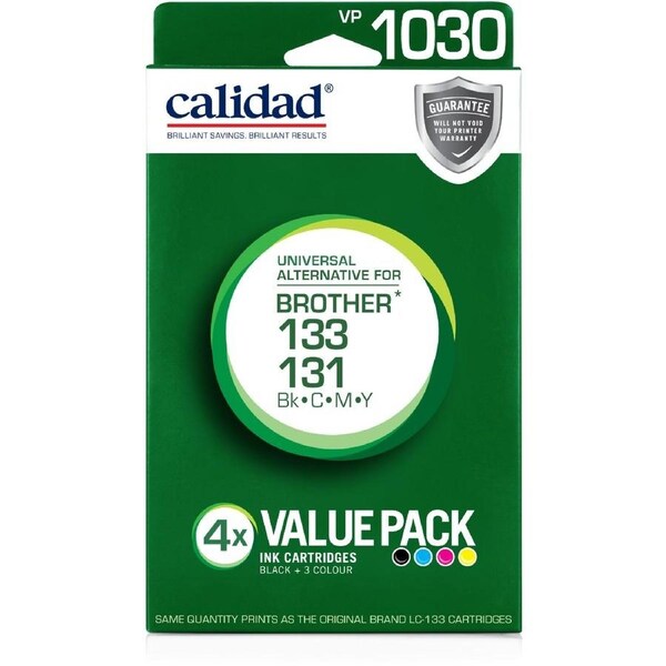 Calidad Brother LC-133/131 Value 4 Pack