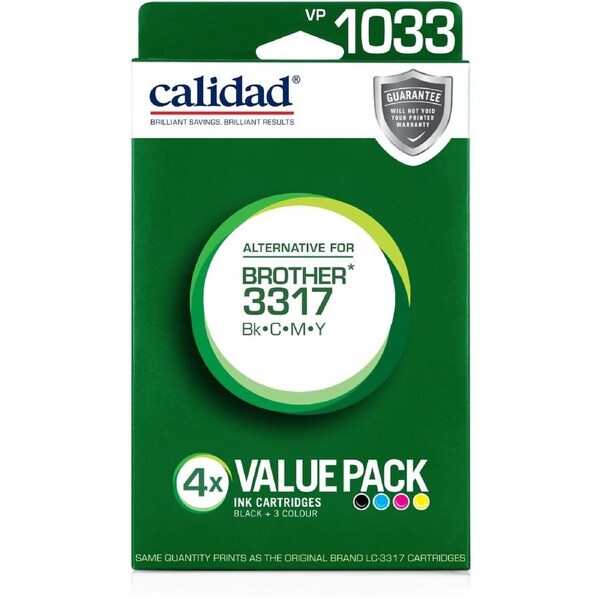 Calidad Brother LC-3317 Value 4 Pack