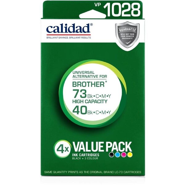 Calidad Brother LC-73/40 Value 4 Pack