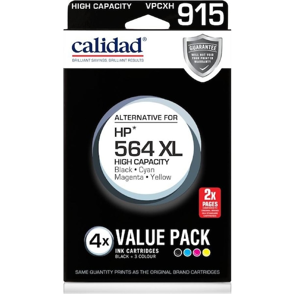 Calidad HP 564 XL Value 4 Pack