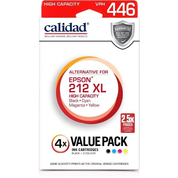 Calidad Epson 212 XL Value 4 Pack