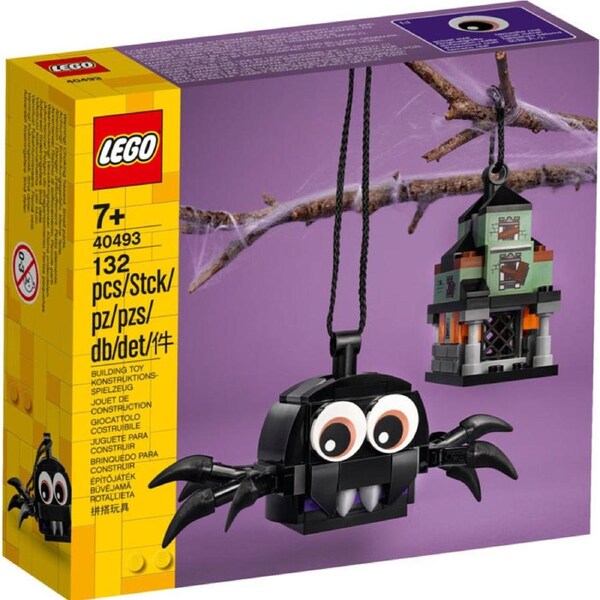 LEGO 40493 - Seasonal Halloween Spider & Haunted House Pack