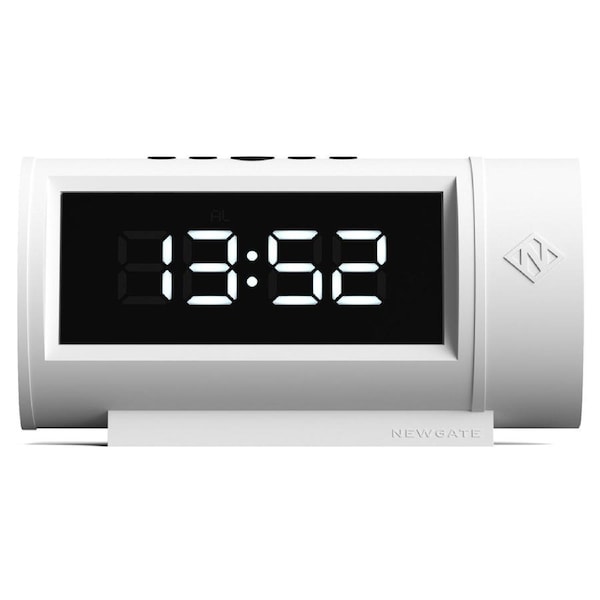 Newgate Pil Led Alarm Clock White