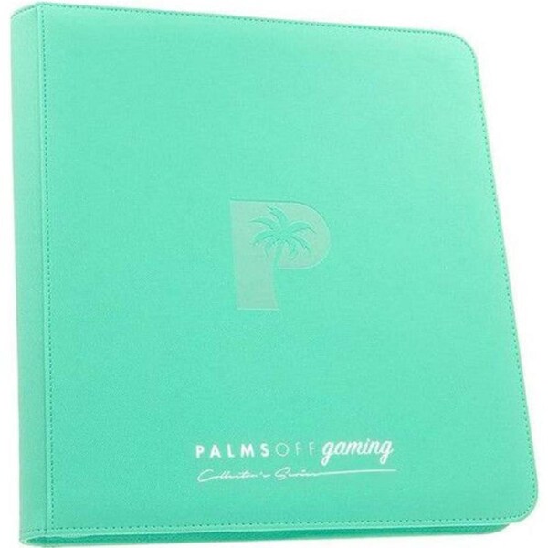 Palms Off Gaming - 12 Pocket Collectors Series Trading Card Binder (Turquoise)
