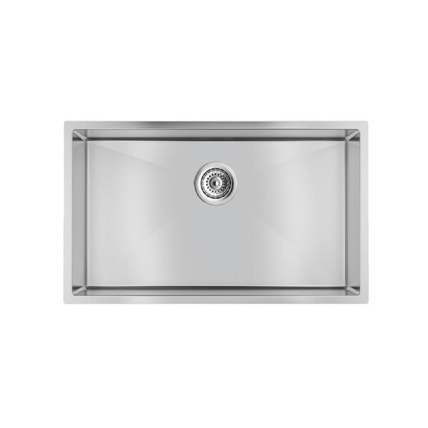 Stainless Steel 304 Kitchen Laundry Sink w/ Strainer Waste 762x457mm Big Bowl