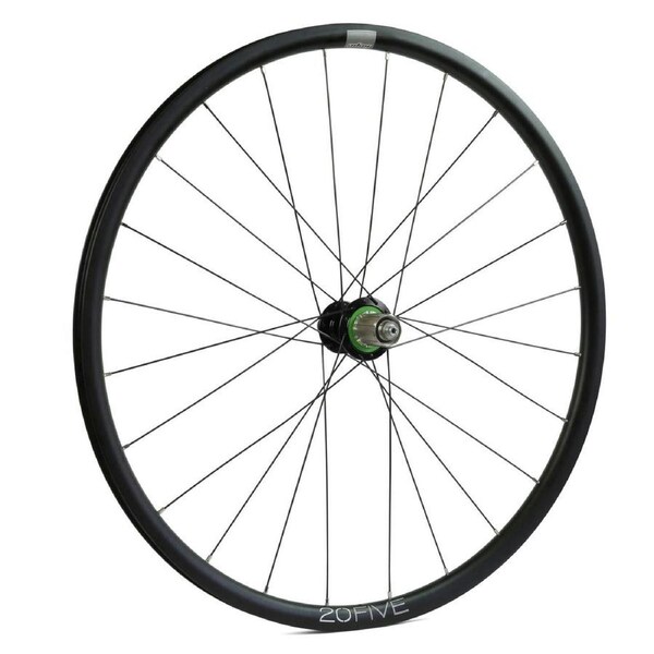 Hope 20FIVE Rear Wheel RS4 CentreLock 24 Hole Black HG - Black Size Shimano HG