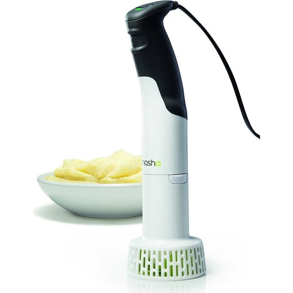 Masha Electric Vegetable/Potato Masher Handheld Blender Kitchen White